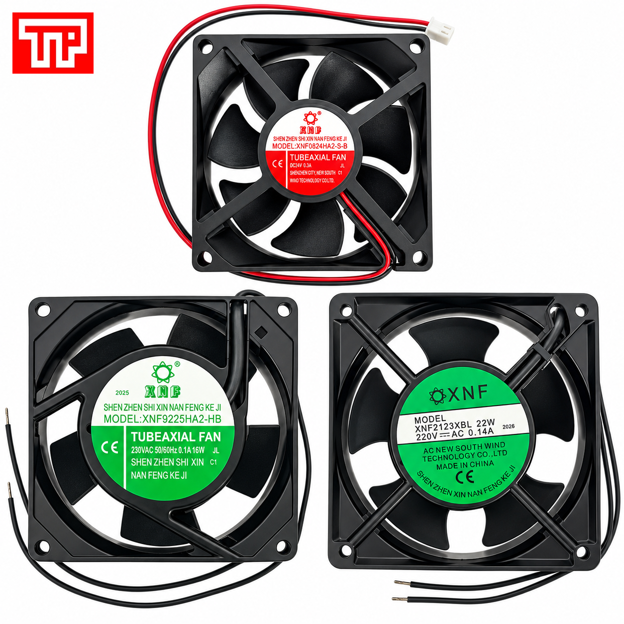 Quạt tản nhiệt 12025, điện áp AC 220V - 240V
